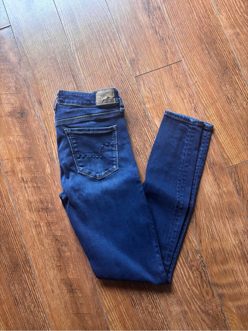 American Eagle Outfitters Navy Blue Skinny Jeans